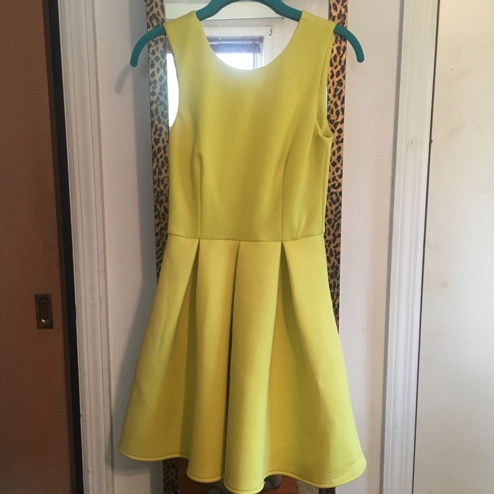 ASOS yellow/citrine sleeveless dress. SZ US0